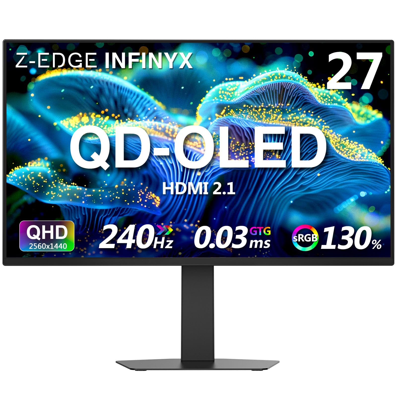 Amazon.com: Z-Edge 27 inch 1440P OLED Gaming Monitor, 2K QHD 240Hz